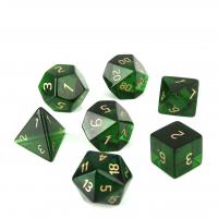 Quartz Dice, green, 15-20mm, Sold By PC