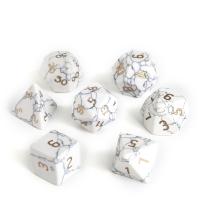 Turquoise Dice imitation turquoise white 15-20mm Sold By PC