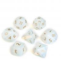 Sea Opal Dice, white, 15-20mm, Sold By PC