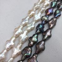 Barock odlad sötvattenspärla pärlor, Freshwater Pearl, Naturligt & DIY, fler färger för val, 9-12*14-18mm, Såld Per 39-50 cm Strand