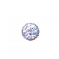 Perlas cultivadas de agua dulce Astillas decorativas uñas, Natural & Bricolaje, Blanco, 6mm, Vendido por g
