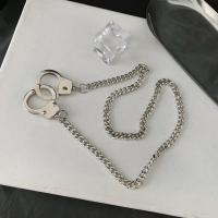 Zinklegering halskettingen, Zinc Alloy, uniseks, zilver, nikkel, lood en cadmium vrij, Lengte Ca 60 cm, Ca 10pC's/Bag, Verkocht door Bag