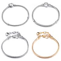 Brass European Bracelet Finding, plated, DIY & Unisex & different styles for choice, more colors for choice, nickel, lead & cadmium free, Sold By PC