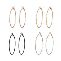 Tibetan Style Hoop Earring, Donut, plated, different size for choice & for woman, more colors for choice, nickel, lead & cadmium free, Sold By Pair