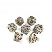 Dalmatian Dice, Carved, different styles for choice, mixed colors, 15-20mm, Sold By PC
