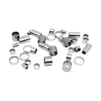 Stainless Steel Tube Beads 304 Stainless Steel DIY & machine polishing original color Sold By Bag