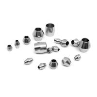 304 Stainless Steel Positioning Bead Rhombus DIY & machine polishing original color Approx 1mm Sold By Bag