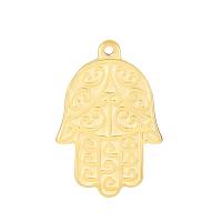 Stainless Steel Pendants, 304 Stainless Steel, Hamsa, Vacuum Plating, DIY & different size for choice, more colors for choice, Sold By PC