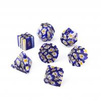 Lampwork Dice, mixed colors, 15-20mm, Sold By PC
