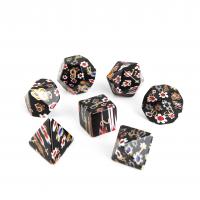 Lampwork Dice, mixed colors, 15-20mm, Sold By PC