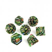 Lampwork Dice, mixed colors, 15-20mm, Sold By PC