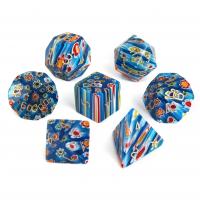 Lampwork Dice, mixed colors, 15-20mm, Sold By PC
