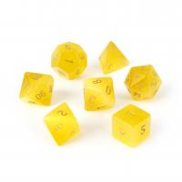 Cats Eye Dice yellow 15-20mm Sold By PC