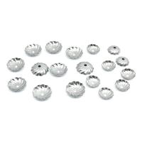 Stainless Steel Bead Cap 304 Stainless Steel Vacuum Ion Plating polished & DIY & machine polishing Approx 1.3mm Sold By Bag