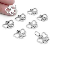 Stainless Steel Animal Pendants 304 Stainless Steel Butterfly machine polished fashion jewelry & DIY & Unisex & machine polishing original color Approx 1.2mm Sold By PC