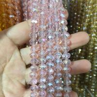 Rondelle Crystal Beads, DIY & different size for choice & faceted, more colors for choice, Sold Per Approx 15 Inch Strand
