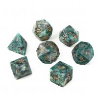 African Turquoise Dice, mixed colors, 15-20mm, Sold By PC