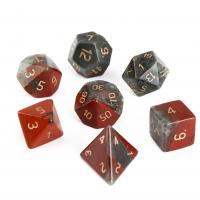 African Bloodstone Dice, mixed colors, 15-20mm, Sold By PC