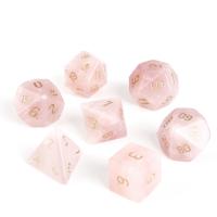 Rose Quartz Dice, pink, 15-20mm, Sold By PC