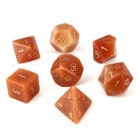 Red Aventurine Dice, red, 15-20mm, Sold By PC
