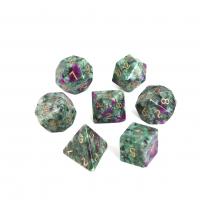 Ruby in Zoisite Dice, mixed colors, 15-20mm, Sold By PC