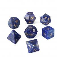 Lapis Lazuli Dice blue 15-20mm Sold By PC