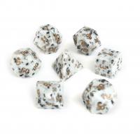 Lotus Jasper Dice, mixed colors, 15-20mm, Sold By PC