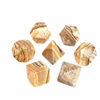 Picture Jasper Dice mixed colors 15-20mm Sold By PC