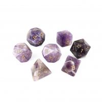 Amethyst Würfelspiel, violett, 15-20mm, verkauft von PC