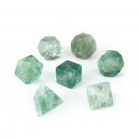 Green Fluorite Dice, green, 15-20mm, Sold By PC