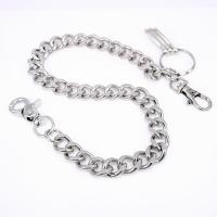 Iron Waist Chain, Unisex, silver color, Length:47 cm, Sold By PC