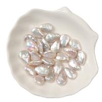 Perles nacres baroques de culture d'eau douce , perle d'eau douce cultivée, Naturel & DIY & aucun trou, blanc, 11x16mm, Vendu par PC