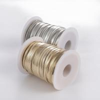 Brass Snake Chain with plastic spool plated DIY nickel lead & cadmium free 2.50mm Approx Sold By Spool