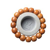 Bodhi racine bracelet, Seau, unisexe & antifatigue & normes différentes pour le choix, Jaune, Longueur:Environ 17 cm, Vendu par PC