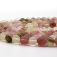 Kirsche Quarz Perle, rund, poliert, DIY & verschiedene Größen vorhanden & satiniert, gemischte Farben, verkauft per ca. 15.16 ZollInch Strang