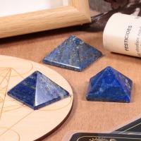 pierre gemme décoration d'objet artisanal, Pyramidal, différents matériaux pour le choix, 15*27mm, Vendu par PC