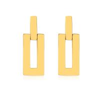 Stainless Steel Drop Earring, 304 Stainless Steel, fashion jewelry & for woman, golden, 7x20mm, Sold By Pair