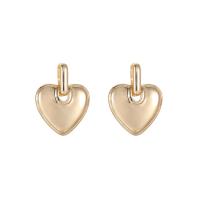 Brass Drop Earring gold color plated fashion jewelry & for woman nickel lead & cadmium free Sold By Lot