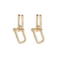 Brass Leverback Earring gold color plated fashion jewelry & for woman golden nickel lead & cadmium free  Sold By Lot