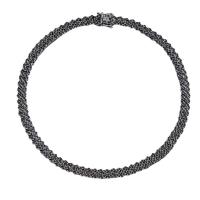 Cink Alloy nakit ogrlice, modni nakit & razlièite duljine za izbor & bez spolne razlike & s Rhinestone, nikal, olovo i kadmij besplatno, Prodano By PC
