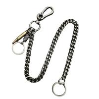 Iron Waist Chain, Unisex, plumbum black, 12mm, Length:60 cm, Sold By PC