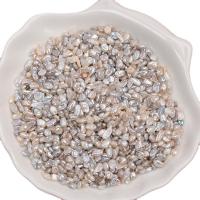 Barock odlad sötvattenspärla pärlor, Freshwater Pearl, Naturligt & DIY & inget hål, vit, 3mm, 30G/Lot, Säljs av Lot