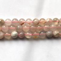 Cherry Blossom Agate Beads, Round, polished, DIY & different size for choice, Sold Per Approx 15 Inch Strand