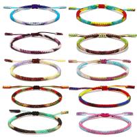 Nylon bracelet, bijoux de mode & unisexe & réglable, plus de couleurs à choisir, Vendu par 26 cm brin