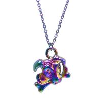 Zinc Alloy Jewelry Necklace Dog and Bone colorful plated for woman multi-colored nickel lead & cadmium free Length Approx 50 cm Sold By PC
