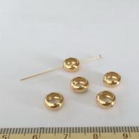 Gold Filled Frame Bead Round 14K gold-filled DIY golden nickel lead & cadmium free Sold By PC