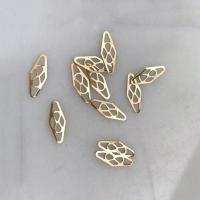Gold Filled Chain Tab, Rhombus, 14K gold-filled, DIY, golden, nickel, lead & cadmium free, 11x4.30mm, Sold By PC