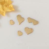 Gold Filled Pendant, Heart, 14K gold-filled, DIY & different styles for choice, golden, nickel, lead & cadmium free, Sold By PC
