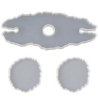 DIY Epoxy Mold Set, Silicone, three pieces & different styles for choice, Sold By Set