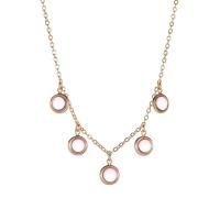 Brass Necklace, with Resin, with 1.96 inch extender chain, Stick, gold color plated, fashion jewelry & for woman, golden, nickel, lead & cadmium free, 9mm, Length:Approx 19.69 Inch, Sold By PC